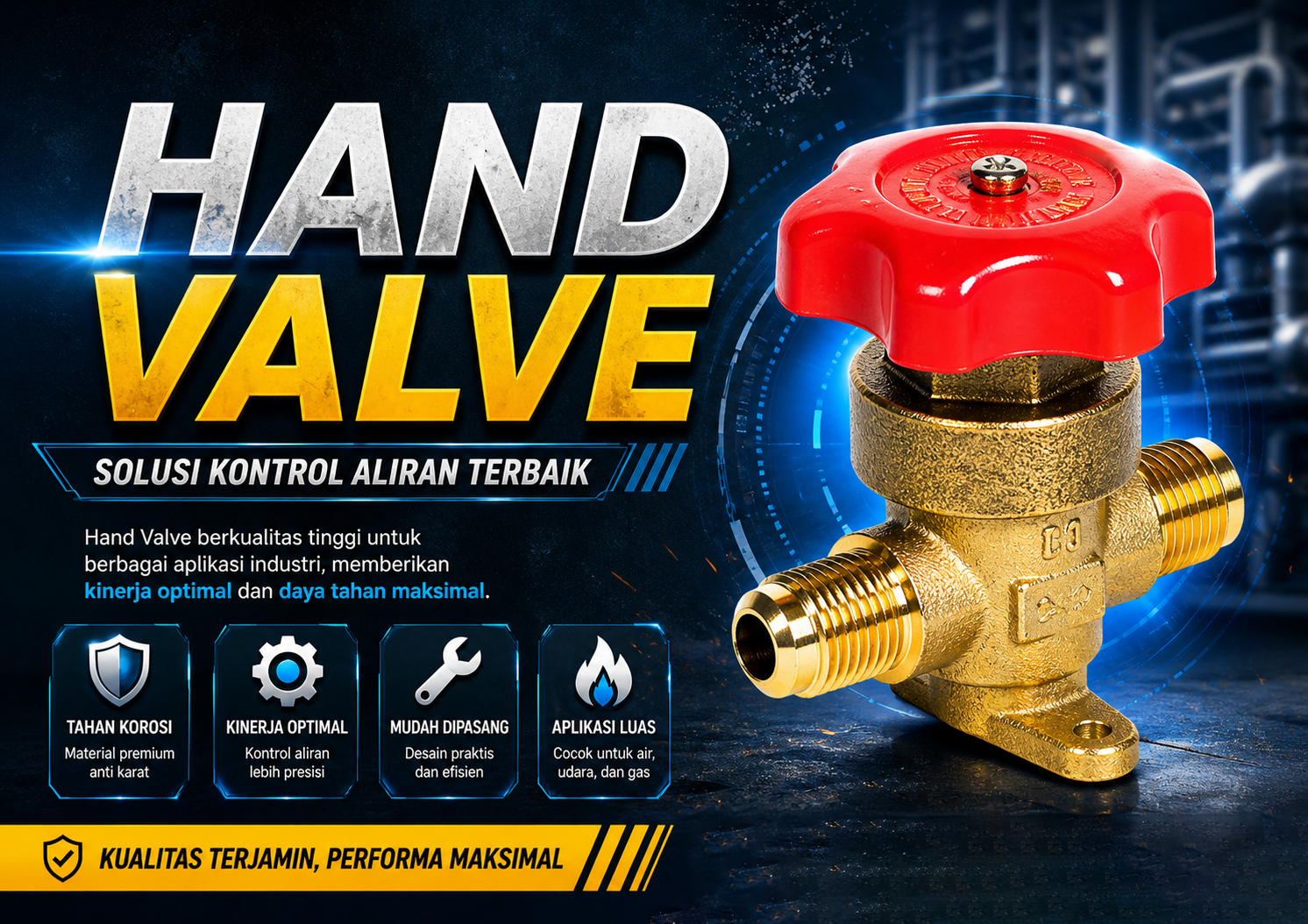 Fungsi Hand Valve pada Sistem Pendingin: Kontrol Aliran Freon yang Lebih Stabil dan Efisien